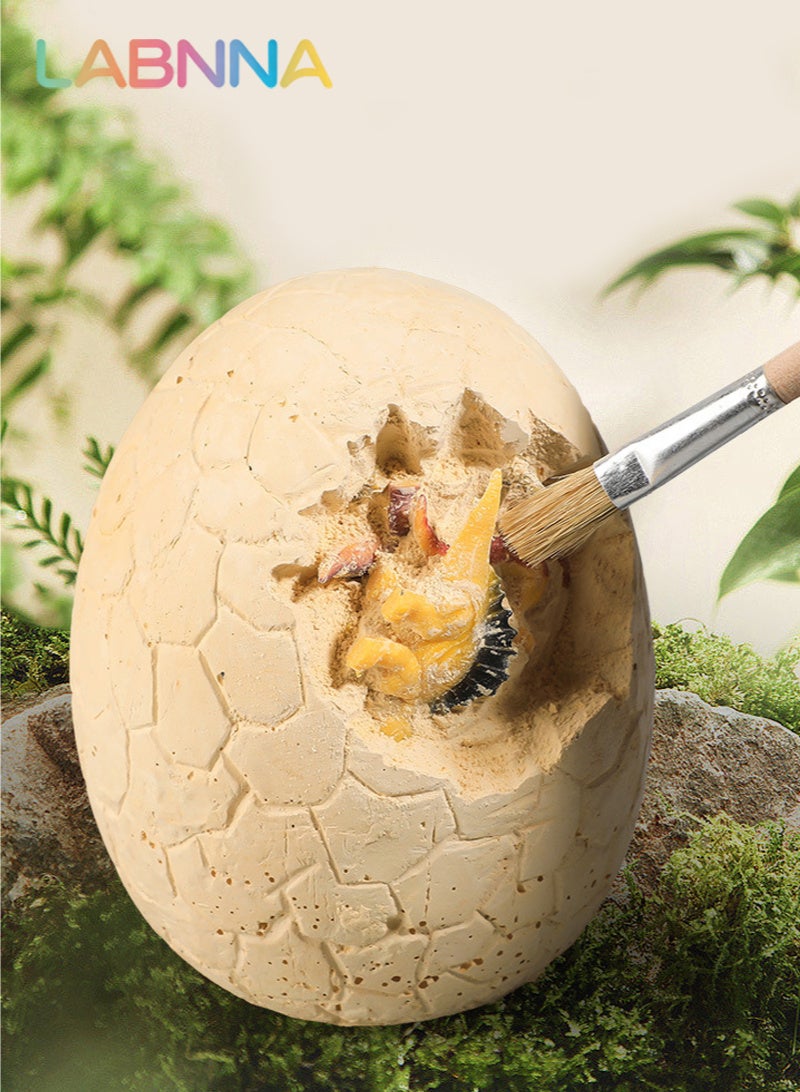 LABNNA مجموعة تنقيب عن الديناصورات، مجموعة حفر بيض الديناصورات مع بطاقات، ألعاب ديناصورات مفاجئة للأطفال من 3 إلى 12 سنة، تجارب علمية، هدايا لحفلات أعياد الميلاد، مجموعات تعليمية علمية للأولاد والبنات - Image 3